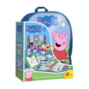 Set de creație PEPPA PIG, Rucsac de colorare +desen