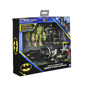 BATMAN Batcycle cu 4 figurine