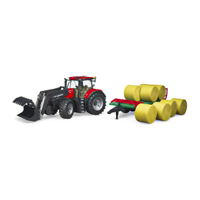 Tractor-încărcător ICH Optum 300CVX cu 8 baloți