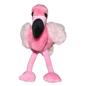 Jucărie de pluș HugEm - Flamingo, 18 cm