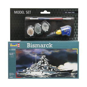 Corabie de asamblat Revell "Bismarck"