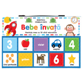 Bebe învață. Gentuță mea cu 10 cărți educative