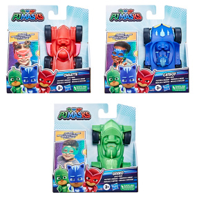 Set de joacă mașină+mască PJ Masks Hero