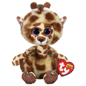 TY Jucarie moale Beanie Boos Girafa cu git lung Gertie