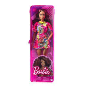 Кукла Barbie Брюнетка в платье с граффити