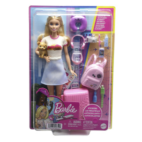 Set de joacă Barbie "Set de călătorie cu cățeluș"