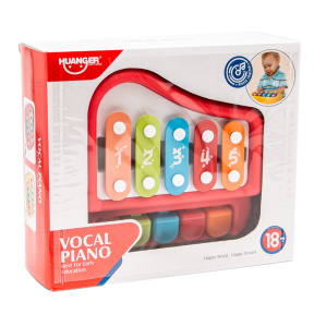 Pian „Vocal Piano”, 5 clape, rosu, cod 552003