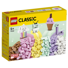 Constructor LEGO Classic Party în culorile Pastel
