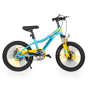 Bicicletă Phoenix 18, albastru-galben