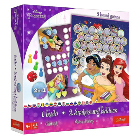 TF Игра настольная 2в1 Ludo/Snakes & Ladders Princess