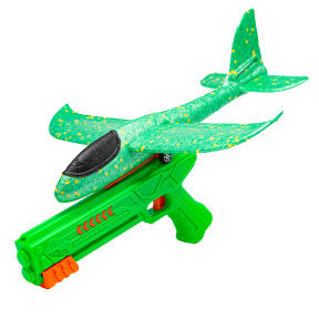 Avion planor cu pistol, verde