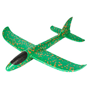 Метательный самолет, зеленый
