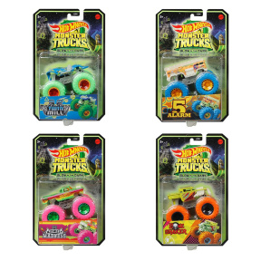 Машинка Monster Trucks, светится в темноте, в ассортименте, Hot Wheels