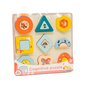 Puzzle de lemn "Figuri"