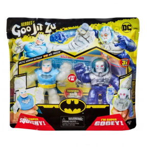 Набор фигурок стретч Arctic Batman vs Mr Freeze, Goo Jit Zu