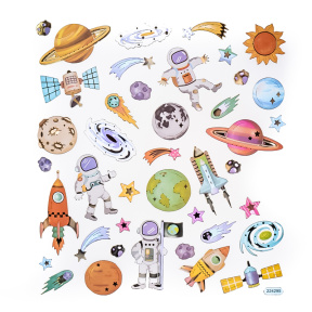 Autocolante - Spațiu, 42 bucăți