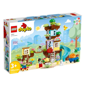 Constructor LEGO DUPLO Town Căsuța în copac 3 în 1