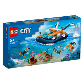 Constructor LEGO City Barca cercetatorului-scafandru