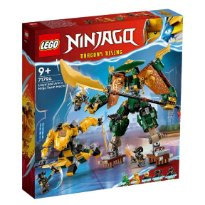 Constructor LEGO Ninjago Echipa ninja Lloyd si Arin