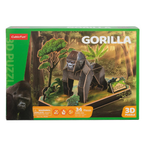 3D puzzle Gorilă