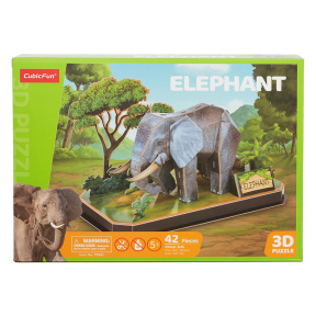 3D пазл Слон