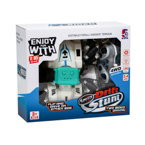 Masina "Drift Stunt" cu telecomandă, alba, cod 582068