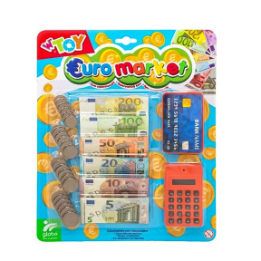 Set de joacă bani și calculator