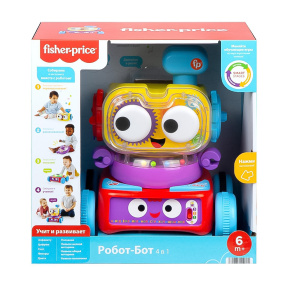 Robot interactiv 4-în-1 Fisher price (multilingv)