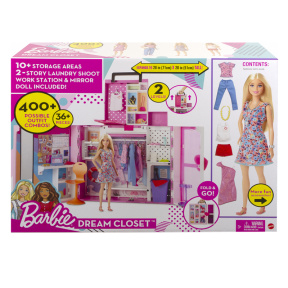 Set de joacă "Barbie și noua garderobă de vis"