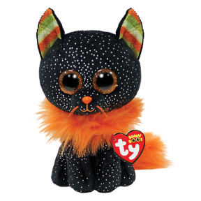 Jucărie moale Beanie Boos Pisica Morticia 24 cm