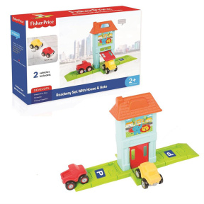 Набор для игры Проезжая часть с домом Fisher Price