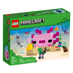 Constructor LEGO Minecraft Casa lui Axolotl