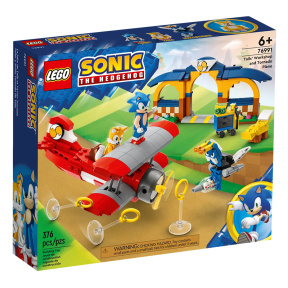 Constructor LEGO Sonic The Hedgehog Tails și avion Tornado