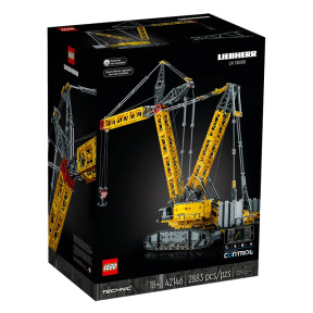 Constructor LEGO Technic Macara pe șenile Liebherr LR 13000