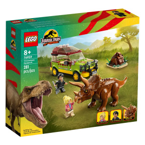 Constructor LEGO Jurassic World Cercetarea triceratopsului