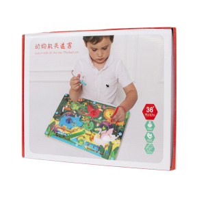 Labirint din lemn Animalele Africii, cod 188129