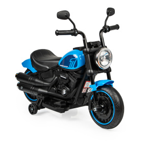 Motocicletă electrică, albastră