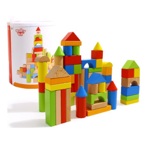 Деревянный Конструктор Tooky Toy 100 штук