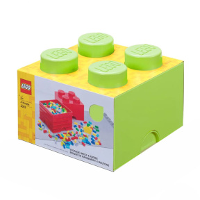 Boxă pentru depozitare LEGO Brick 4 Green