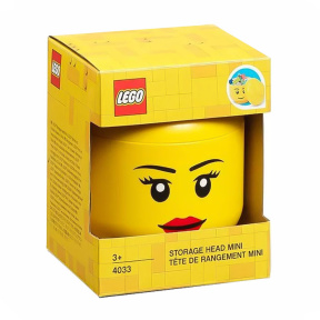 Boxă pentru depozitare LEGO Mini Head - Girl