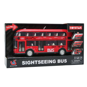 Masina cu inertie "Sightseeing Bus", 1:14, cod 602055