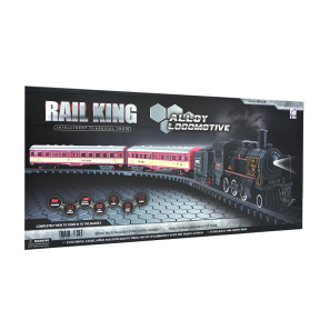 Игровой набор с поездом "Rail King" со светом и звуком