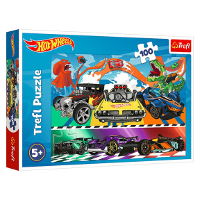 Puzzle "100" - Speeding cars / Hot Wheels