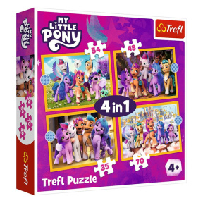 Пазлы 4 в 1 - My Little Pony