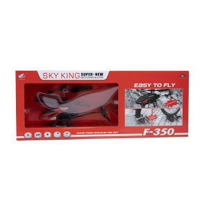 Вертолет на п/у "Sky King", красный