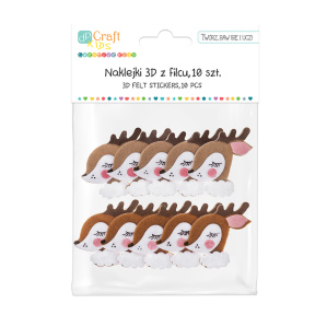 Наклейки из фетра Бэмби, 10 шт