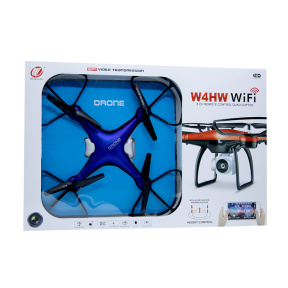 Dronă cu telecomandă "Pioneer" W4, albastră