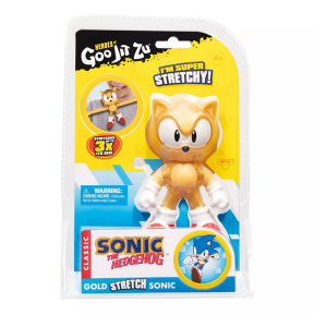 Фигурка стретч GooJitZu Sonic gold