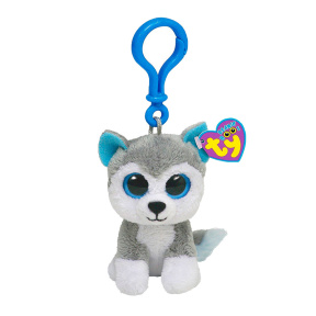 Jucărie moale-breloc Beanie Boos Husky Slush 8,5 cm.