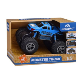 Mașină „Monster truck” 4WD, albastră